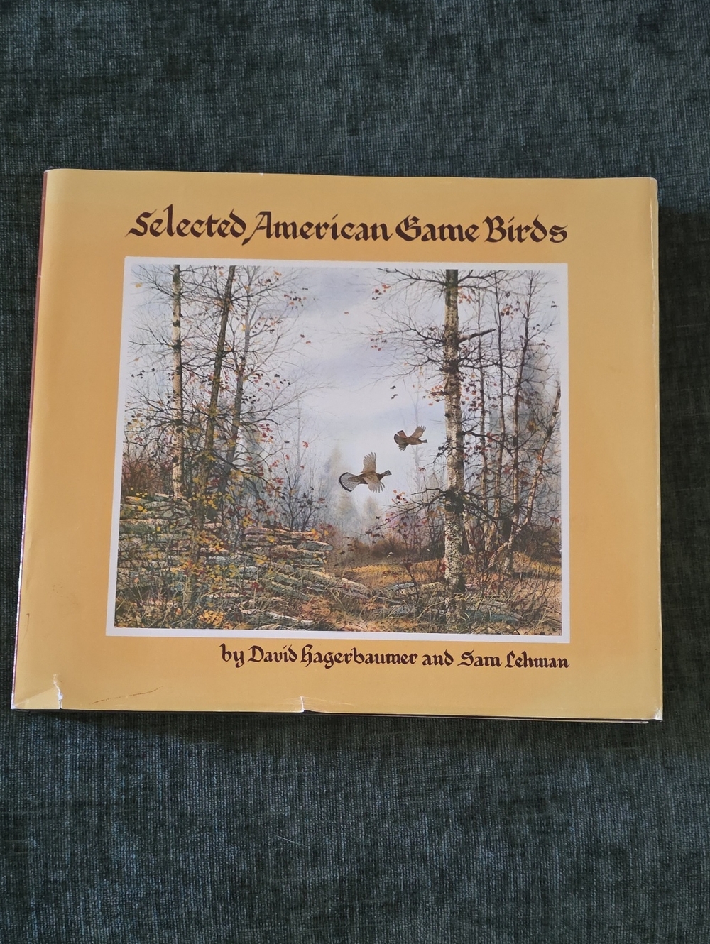 Selected American Game Birds Hardcover Book - Yellow Cover